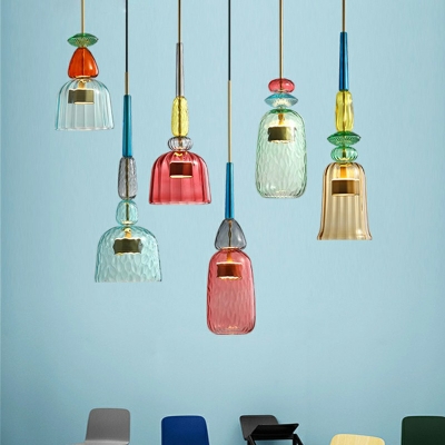Modern Glass Hanging Pendant Lights Nordic 1 Light Creatuve for Living Room