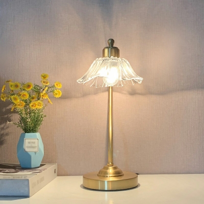 Modern Glass Table Lamps Bedside Reading and Bedroom Lamps