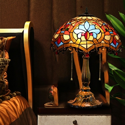 Tiffany Stained Glass Table Lamps Bedside Reading and Bedroom Lamps