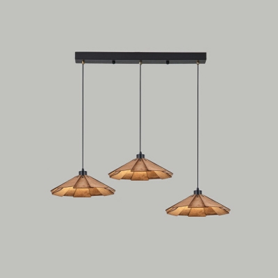 1-Light Pendant Lighting Minimalist Style Cone Shape Metal Hanging Ceiling Lights