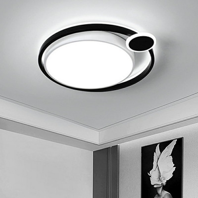 Flush-Mount Fixture Contemporary Style Acrylic Flush Light Fixtures for Living Room