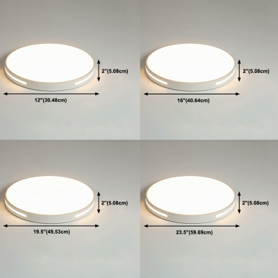 Minimalism Flush Mount Light Fixtures Nordic Style Modern Ceiling Flush Mount for Bedroom
