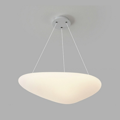 Modern Pendant Chandelier LED Bedroom Ceiling Pendant Light in White