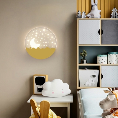 Multi-Shaped Wall Sconces Modern Metal Wall Sconce Lighting for Kid’s Room