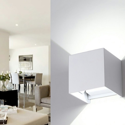 Wall Light Fixtures Up and Down Lighting Adjustable Angle Living Room Bedroom Sconce Light