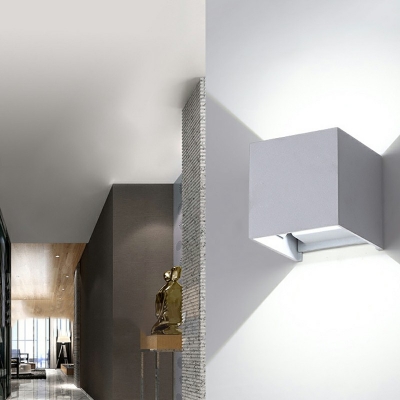 Wall Light Fixtures Up and Down Lighting Adjustable Angle Living Room Bedroom Sconce Light