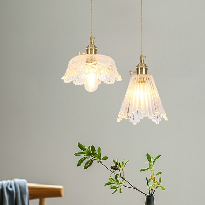 1-Light Hanging Ceiling Lights Modern Style Geometric Shape Metal Pendant Lighting