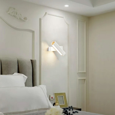 1-Light Sconce Light Modernist Style Linear Shape Metal Wall Lighting Fixtures