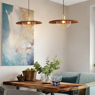 1 Light Vintage Pendant Lighting Fixtures Industrial Hanging Ceiling Lights for Living Room
