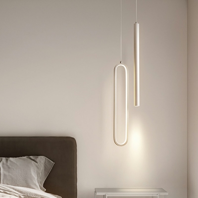 Contemporary Natural Light Circlet Hanging Pendant Lights Metallic Down Lighting Pendant