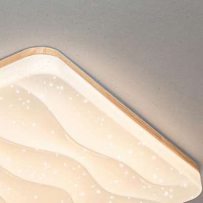 Flush Ceiling Light Modern Style Acrylic Flush Light for Living Room