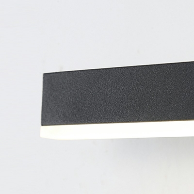 Contemporary Linear Flush Mount Wall Sconce for Living Room