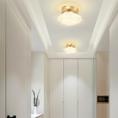 Contemporary Metal Flush Mount Lighting LED Ambient Lighting Indoor
