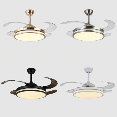 Contemporary Pendant Lighting Fixtures Minimalism Fan Chandelier Pendant Light for Living Room