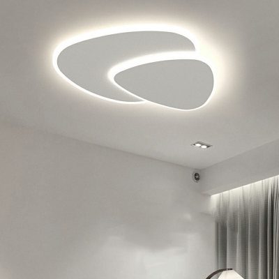 Contemporary Triangle Flush Mount Lighting LED Ambient Lighting Indoor