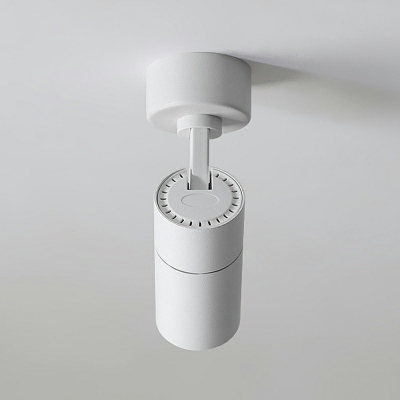 Cylinder Semi Flush Ceiling Light Fixtures Modern Flush Mount Light for Living Room