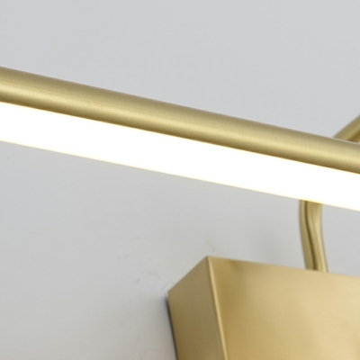 Minimalistic Third Gear Swing Arm Led Bathroom Lighting Metal Led Lights for Vanity Mirror