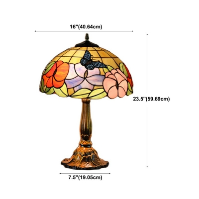 Tiffany Stained Glass Table Lamps Bedside Reading and Bedroom Lamps