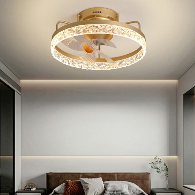 1 Light Ring Flush Mount Ceiling Lighting Fixture Modern Style Metal Flush Light Fixtures in Black