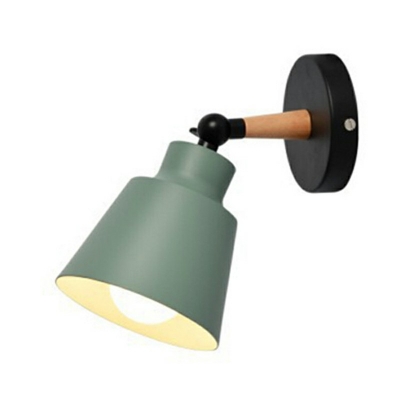 1-Light Sconce Lights Modernist Style Cone Shape Metal Wall Mounted Light Fixture