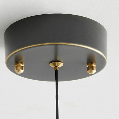 4-Light Chandelier Light Fixtures Contemporary Style Ball Shape Metal Ceiling Pendant Lights