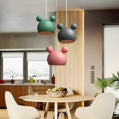 Bear-Like Pendant Lighting Modern Metal Pendant Light for Living Room