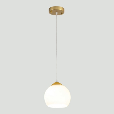 Contemporary Glass Drop Pendant Ambient Lighting for Living Room