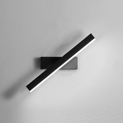 Contemporary Linear Flush Mount Wall Sconce for Living Room