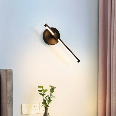 Contemporary Metal Wall Light Fixture LED Sconce for Bedroom and Living Room