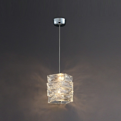 Cube Shape Ceiling Pendant Light LED Lighting Minimalism Suspension Pendant