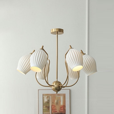 Hanging Light Kit Modern Style Ceramics Pendant Lighting for Living Room