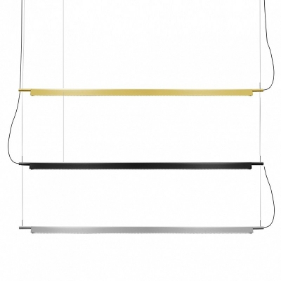 Linear Warm Light Island Lighting Fixtures Modern Hanging Pendant Lights for Dinning Room