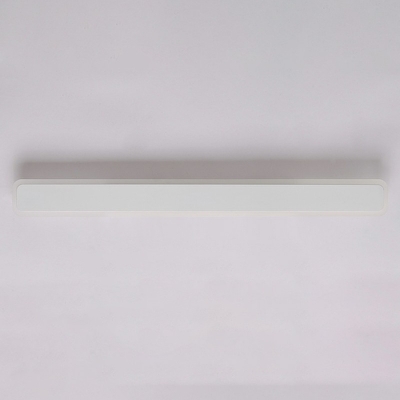 Modern Style Thin-Line Wall Sconce Lighting Metal 1-Light Wall Lighting Ideas in White