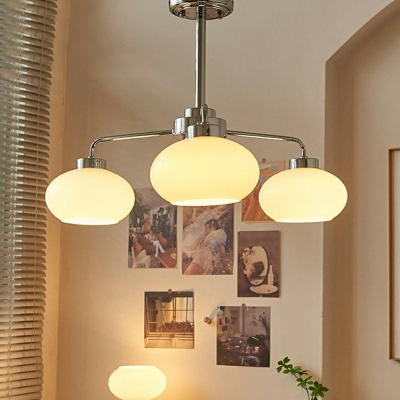 Pendant Lighting Kit Modern Style Glass Hanging Lamps for Living Room