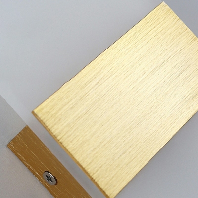 Aluminum Rectangle Shade Wall Mounted Light LED Lighting Modern Wall Sconce Lighting in Warm Light