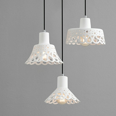 Cement Suspended Lighting Fixture Contemporary Style Ceiling Suspension Lamp