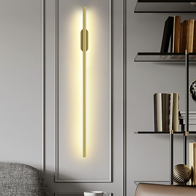 Contemporary Linear Wall Light Fixture Acrylic Sconce for Living Room
