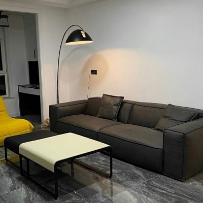 Contemporary Stone Floor Lamp Single Lighting for Living Room