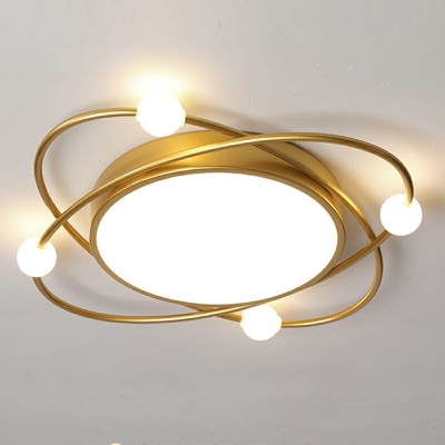 Modern Flush Mount Ceiling Light Fixture Simplistic Ceiling Mounted Fixture for Bedroom