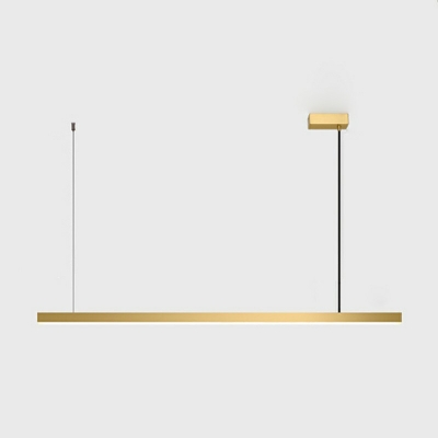 Modern Island Pendant Lights Linear Minimalism Chandelier Lighting for Living Room