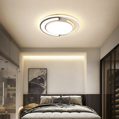 Modern Minimalism Flush Mount Ceiling Light Fixture LED Nordic Ceiling Mount Chandelier for Living Room