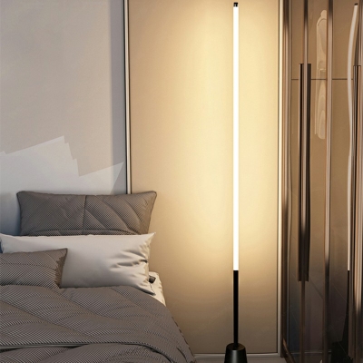 Contemporary Metallic Floor Lamp LED Lighting for Living Room