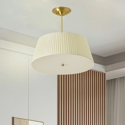 Modern Chandelier Light Fixture Drum Hanging Pendant Lights for Living Room
