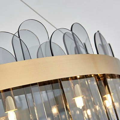 Modern Style Chandelier Light Glass Pendant Light for Living Room