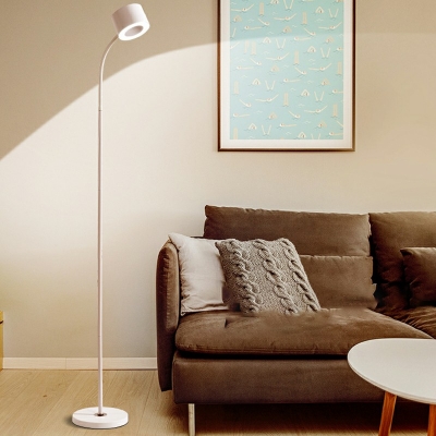 1-Light Standing Light Minimalism Style Geometric Shape Metal Stand Up Lamps