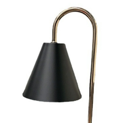 1-Light Table Light Minimalist Style Cone Shape Metal Nightstand Lamps (without Aromatherapy Candles)
