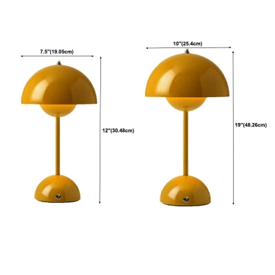 Metal Dome Night Table Lamps Modern Table Light for Living Room