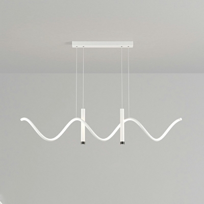 Minimalism LED Island Chandelier Lights Modern Suspension Light for Living Room
