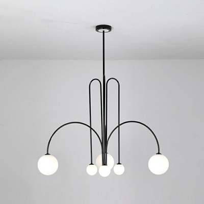 Nordic Style Chandelier Lighting Fixtures Modern Macaron Suspension Light for Living Room