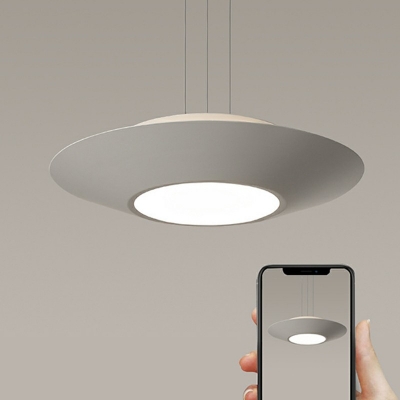 1-Light Pendant Ceiling Lights Minimalist Style Geometric Shape Metal Hanging Light Kit